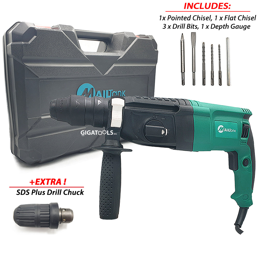 MailTank SH 04 Rotary Hammer with SDS Plus 790W GIGATOOLS