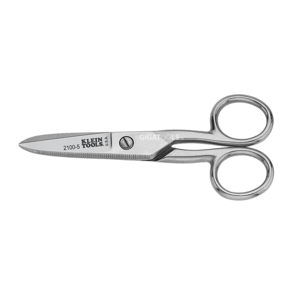 Klein USA Electrician's Scissors, 5-1/4-Inch