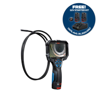 *LIMITED TIME OFFER: FREE 12V STARTER KIT SET* Bosch GIC 5-27 C Inspection Camera / Borescope ( 1280x720px Resolution )