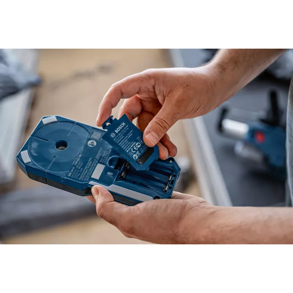 Bosch GMS 120-27 Professional Multi Wall Scanner / Detector (Metal, Live wires, and Wooden Studs)