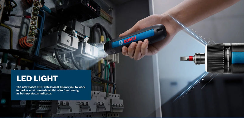 Bosch GO 3 Corldess Screwdriver with Next Gen Mechanical Clutch and Universal bit Locker