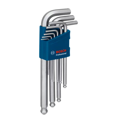 Bosch Professional 9pcs Hex Ball-End Allen Key Wrench (1600A01TH5)