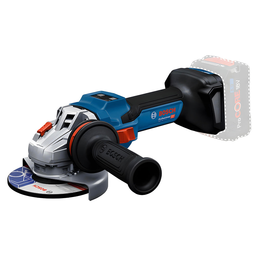 Bosch GWS 18V-15 S Brushless Cordless Angle Grinder, up to 1500W power (Bare Tool Only)