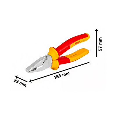 Bosch Professional VDE Combination Plier 180mm (1600A02NE1)