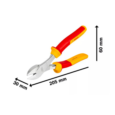 Bosch Professional VDE High Leverage Diagonal Side Cutter Plier 200mm (1600A02NE2)