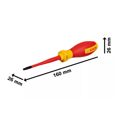 Bosch Professional VDE Torx Screwdriver TX15 x 75mm ( 1600A02NC6 )