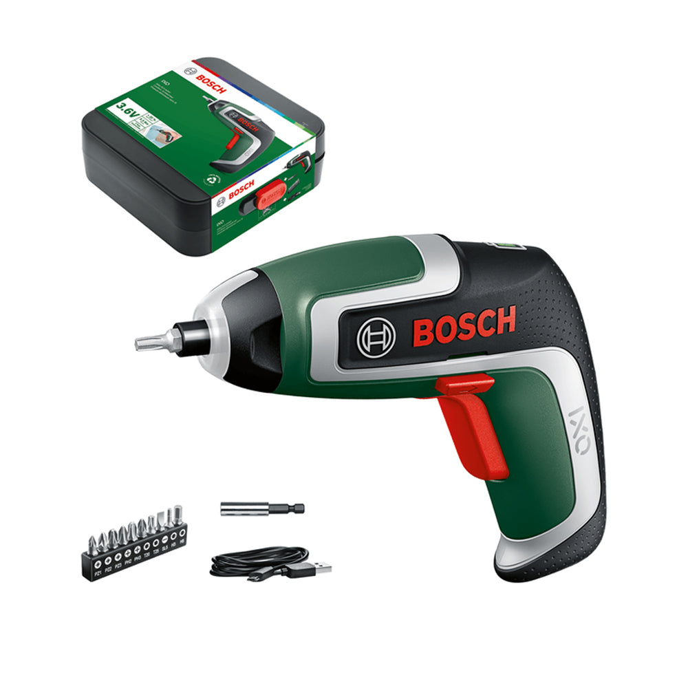 Bosch IXO 7 Cordless Screwdriver Gun, 3.6V (Multi-Attachment Options)