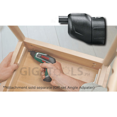 Bosch IXO 7 Cordless Screwdriver Gun, 3.6V (Multi-Attachment Options)