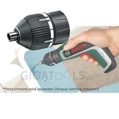 Bosch IXO 7 Cordless Screwdriver Gun, 3.6V (Multi-Attachment Options)