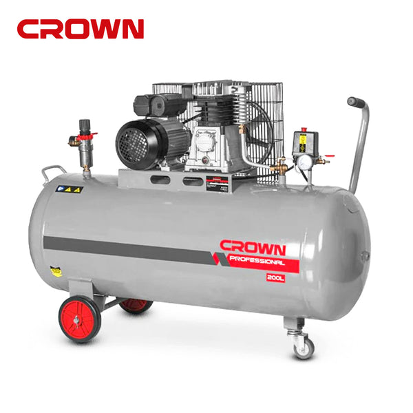 Crown CT36032 3HP Belt Driven Air Compressor ( 8bar / 200L )