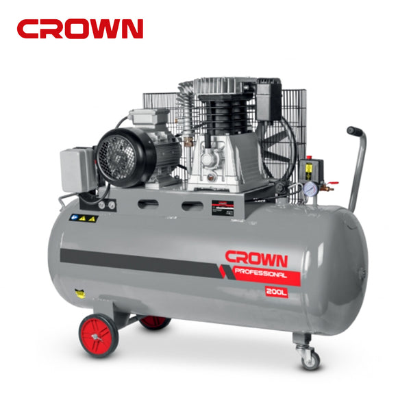 Crown CT36033 5.5HP Belt Driven Air Compressor ( 8bar / 200L )