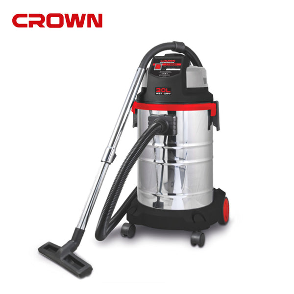 Crown CT42027 30-Liters Wet/Dry Vacuum Cleaner ( 1400W )