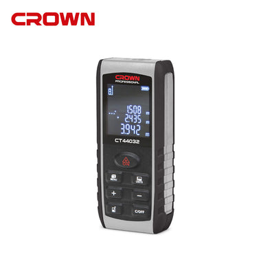 Crown CT44032 Digital Distance Laser Measure / Rangefinder (40-Meters)