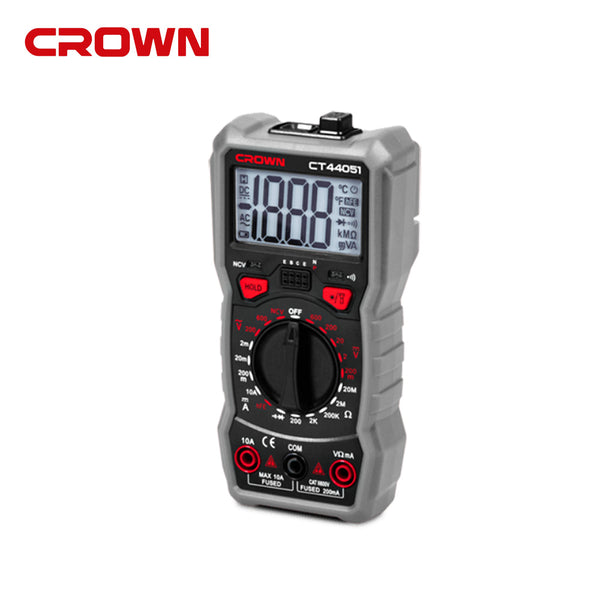 Crown CT44051 Digital Multi Meter Tester 600V 10A