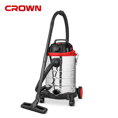 Crown CT42034 30-Liters Wet/Dry Vacuum Cleaner ( 1400W )