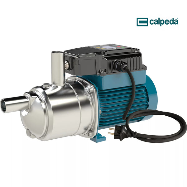 Calpeda META Self-Priming Booster Set with Built-in Pressure Transducer, Check Valve, Pressure Vessel, and On-Pump Inverter (MADE IN ITALY)