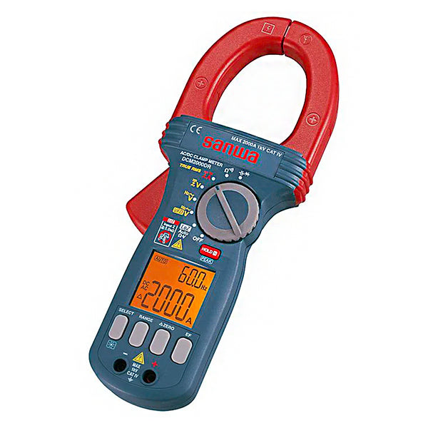 Sanwa DCM2000DR Clamp Meter AC/DC Max Current 2000A - CAT IV 1000V