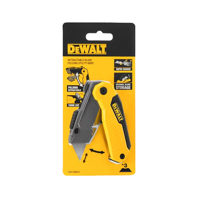 DeWalt Folding Retractable Utility Knife / Cutter ( DWHT10035-0 )