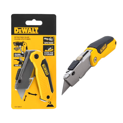 DeWalt Folding Retractable Utility Knife / Cutter ( DWHT10035-0 )