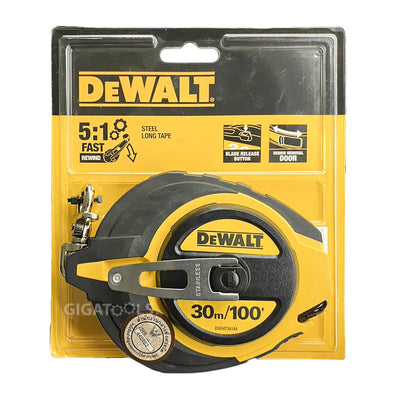 DeWalt 30m / 100ft Steel Long Tape Measure ( DWHT34144 )