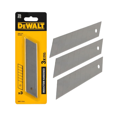 DeWalt 3pcs. Snap-off Induction Hardened Blade