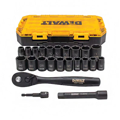 DeWalt DWMT74739 23 pc. 1/2 in. Drive Combination Impact Socket Set