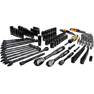 DeWalt Socket Wrench / Allen Wrench / Screwbit Black Chrome Mechanics Tool Set DWMT45184-1 (184-Piece)