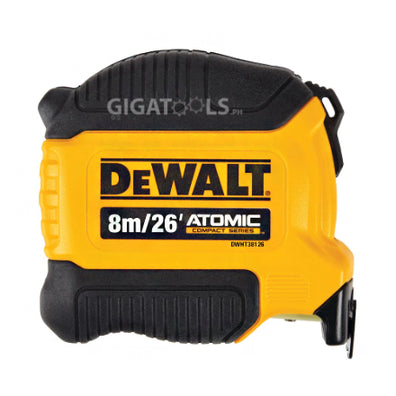 DeWalt 5m / 8m Atomic Compact Series Steel Tape Measure ( DWHT38112 / DWHT38118 )