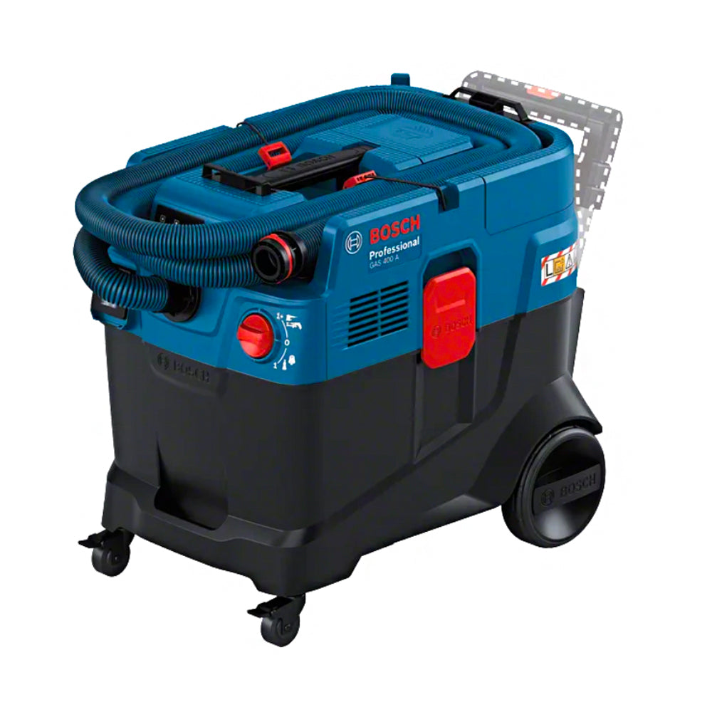 Bosch Heavy Duty GAS 400 A All Purpose Wet and Dry Dual (2-in-1) Vacuum Cleaner 40L, with Power Socket 1,200W