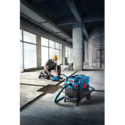 Bosch Heavy Duty GAS 400 A All Purpose Wet and Dry Dual (2-in-1) Vacuum Cleaner & Blower 40L, with Power Socket 1,200W