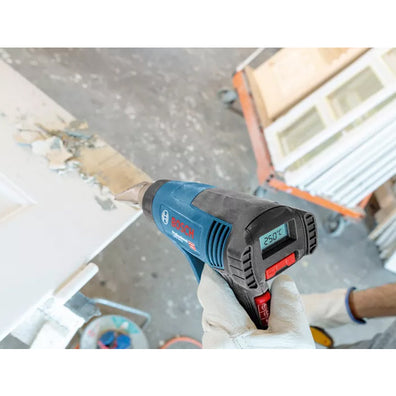 Bosch GHG 20-63 Heat Gun Heavy Duty 2000W with LED Display Air Temperature Indication and Selection