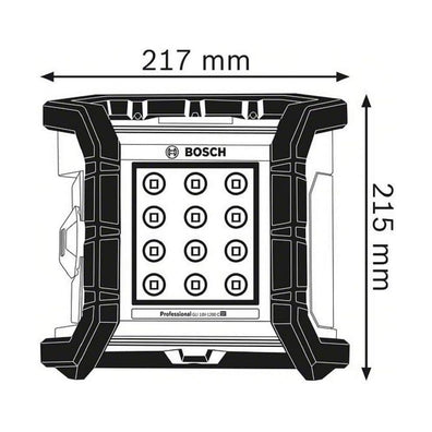 Bosch GLI 18V-1200 C Professional Cordless LED Jobsite Light, 1200 Lumens, Connect Ready (Bare Tool Only)