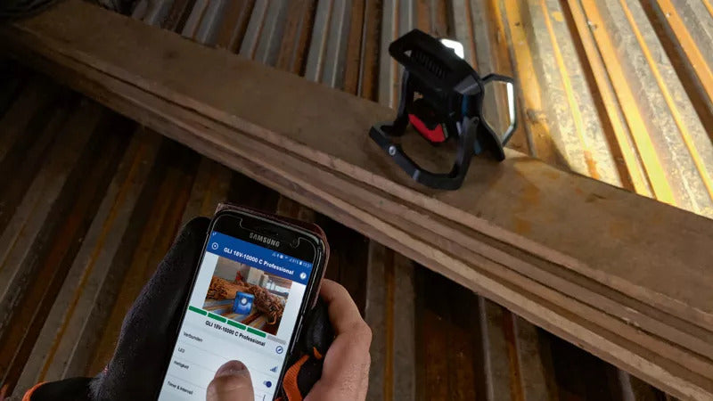 Bosch GLI 18V-4000 C Professional 18V Cordless LED Jobsite Light, 4000 Lumens (Bare Tool Only)