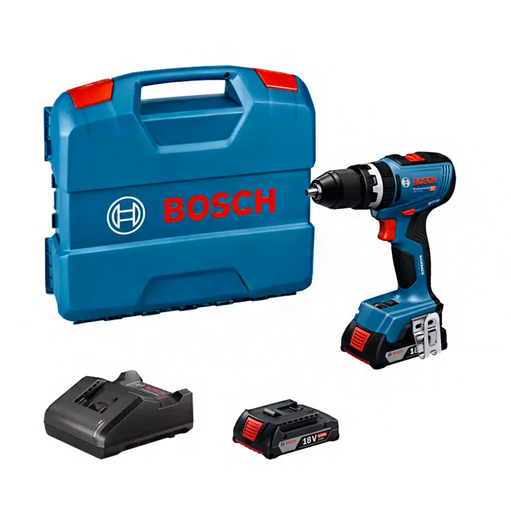 Bosch GSB 18V-65 Professional Robust Brushless Motor Cordless Impact Drill Kit Set