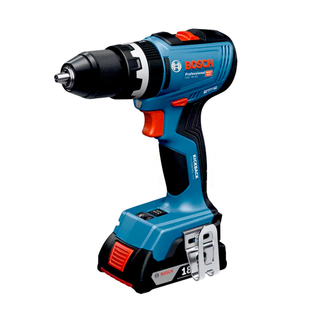 Bosch GSB 18V-65 Professional Robust Brushless Motor Cordless Impact Drill Kit Set