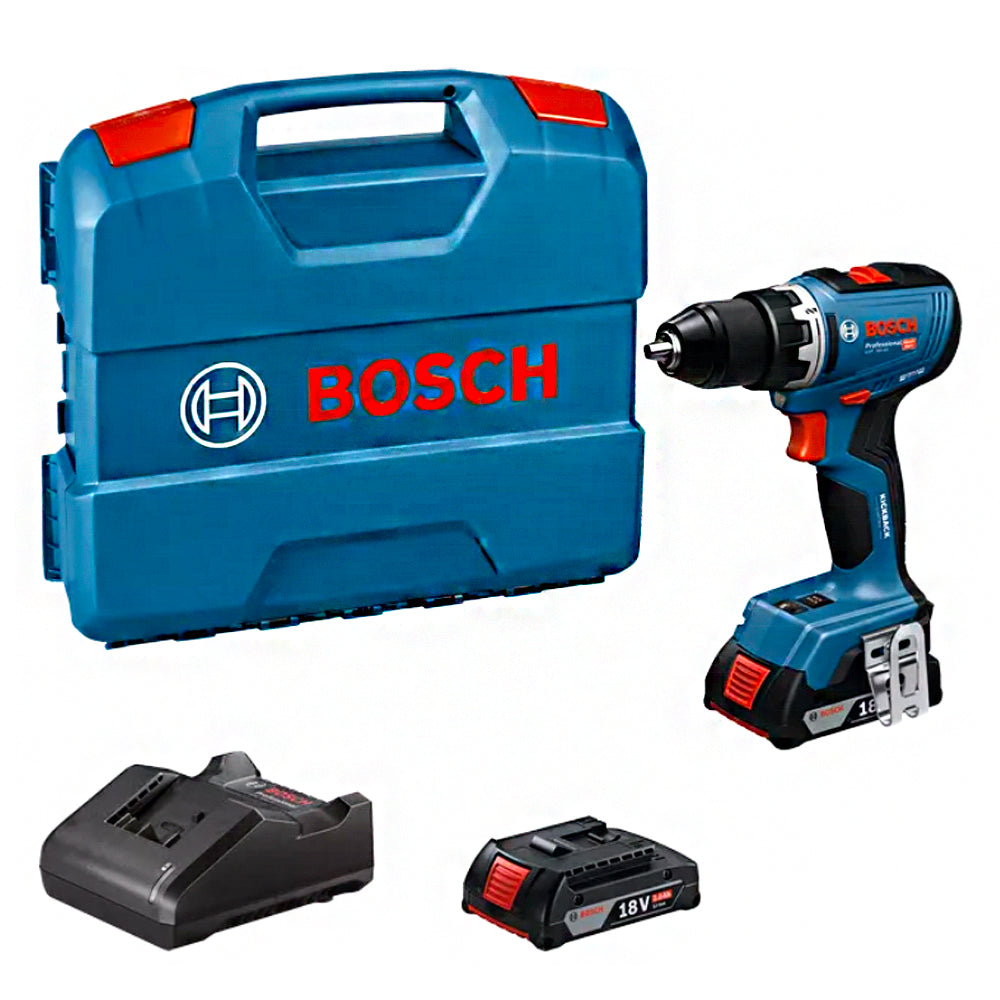 Bosch GSR 18V-65 Professional Robust Brushless Motor Cordless Drill/Driver Kit Set