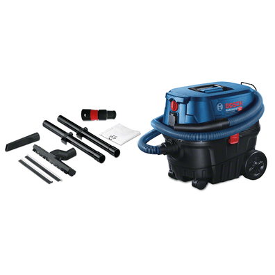 Bosch Heavy Duty GAS 12-25 PL Wet and Dry Vacuum Cleaner / Extractor with Power Socket System 25L,  1,250W