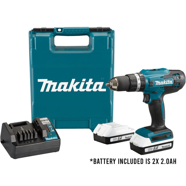 Makita HP488D006 Cordless Hammer Driver Drill 18V G-Series 13mm (1/2") Kit Set