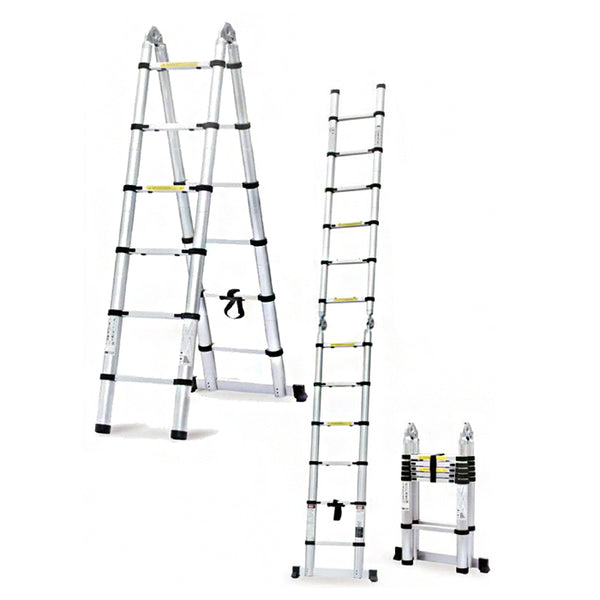 Homecare Aluminum Telescopic A-Type Ladder