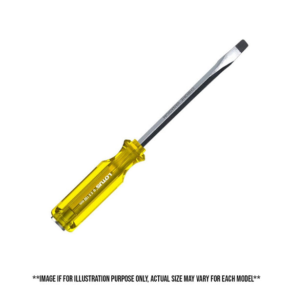 Lotus Flat Go-Thru Screwdriver with Different Sizes