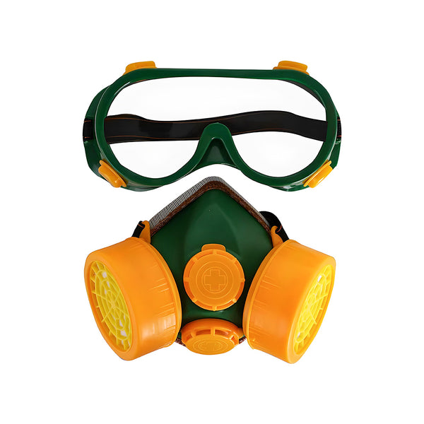 Lotus Double + Goggles Respirator Facemask ( LRMG002 )