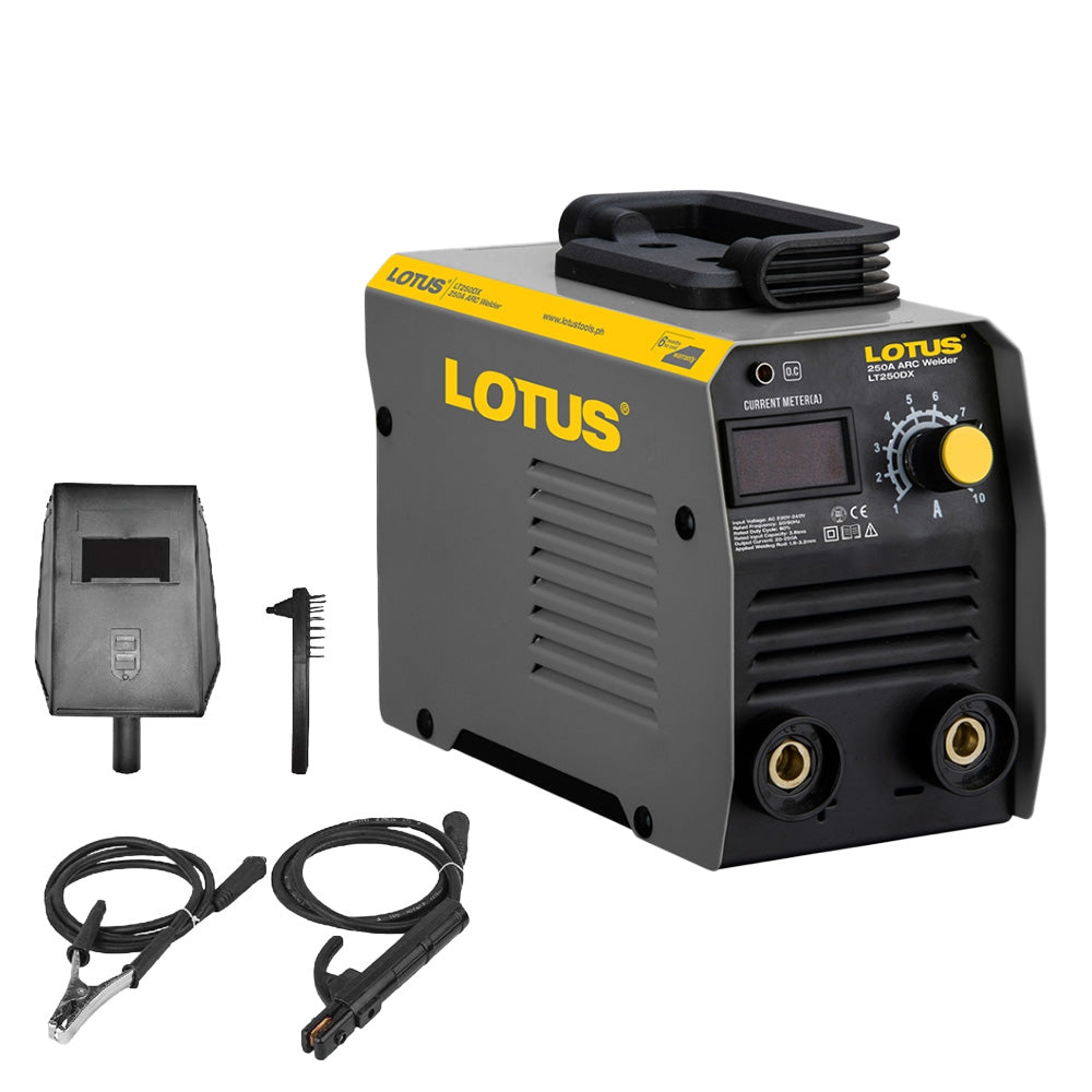 Lotus LT250DX Inverter IGBT Arc Welding Machine ( 250A ) – GIGATOOLS ...