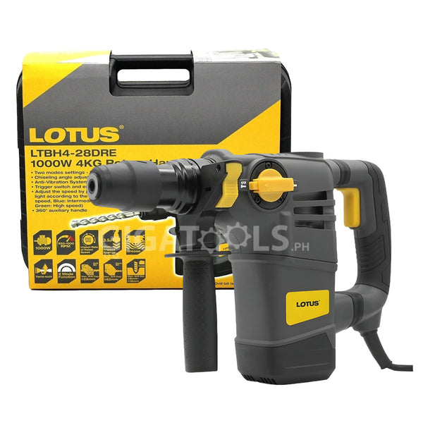 Lotus LTBH4-28DRE 2-Modes SDS Plus Rotary Hammer (1000W)