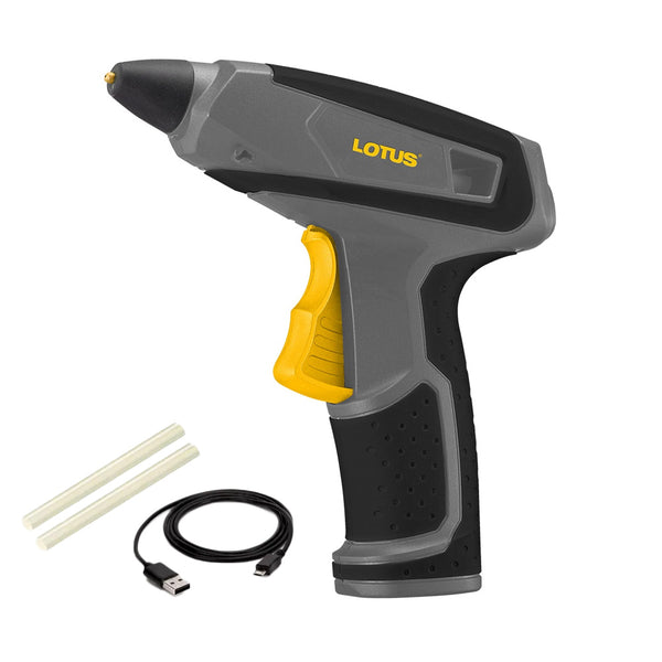 Lotus Rechargeable 3.6V Glue Gun w/ Glue Sticks ( LTGP4VLI )