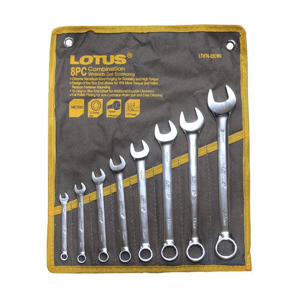 Lotus 8pcs. Combination Wrench Set (6-22mm) ( LTHT6-22CWX )