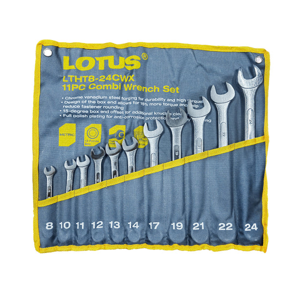 Lotus 11pcs. Combination Wrench Set (8-24mm) ( LTHT8-24CWX )