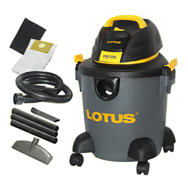 Lotus PRO-20L Wet and Dry Vacuum Cleaner / Blower 20 Liters, 1400W