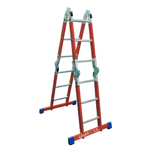 Miller Fiberglass Multi-Purpose Foldable Ladder, 12ft ( Made in USA )