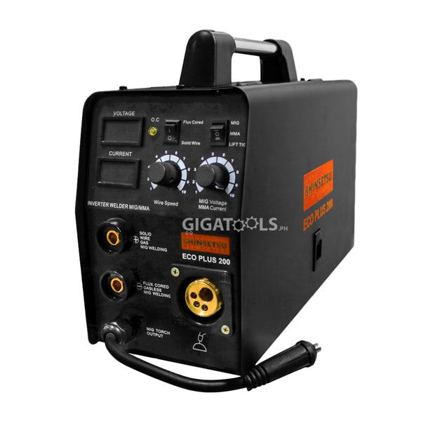 Shinsetsu ECOPLUS-200 Inverter Multi-Process Welding Machine (MIG/TIG/MMA) (200A)