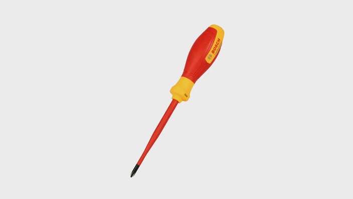 Bosch Professional VDE Phillips Screwdriver PH1 x 100mm ( 1600A02NB8 )